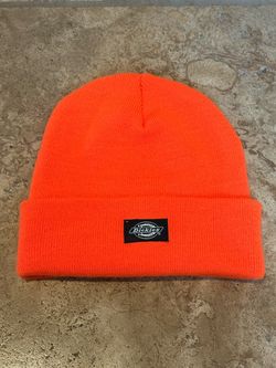 Dickies Orange Cuffed Beanie Size One Size-Unisex