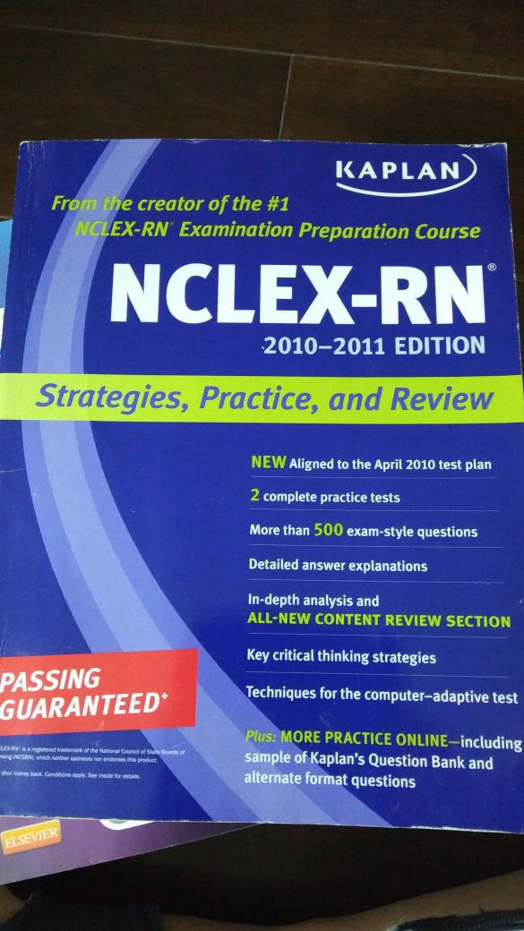 NCLEX practice book
