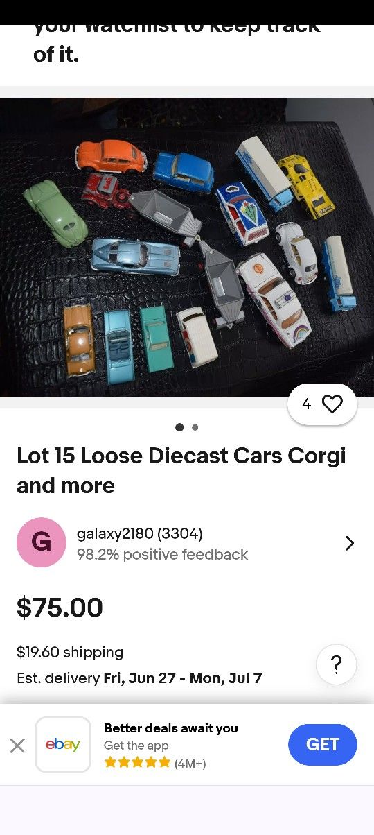 Original Die Cast Automobiles