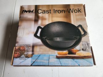 Parini Cast Iron Wok