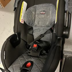 Britax  Ultra Be Safe Car Seat No Base.   Three car seats.