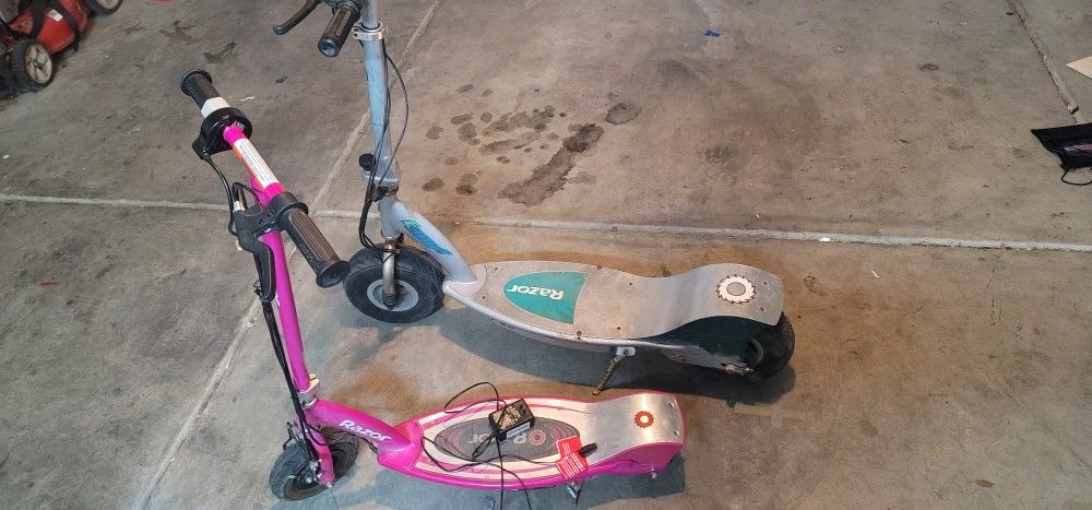 2 Electric Scooters For Sale As Bundle