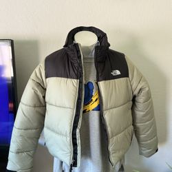 North Face 96 Retro Nuptse 700 Down Gold Womens XL Puffer Jacket Coat Vintage