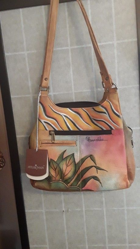 Handbag Original ANUSCHKA! Free Wallet