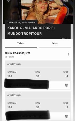 Karol G Tickets