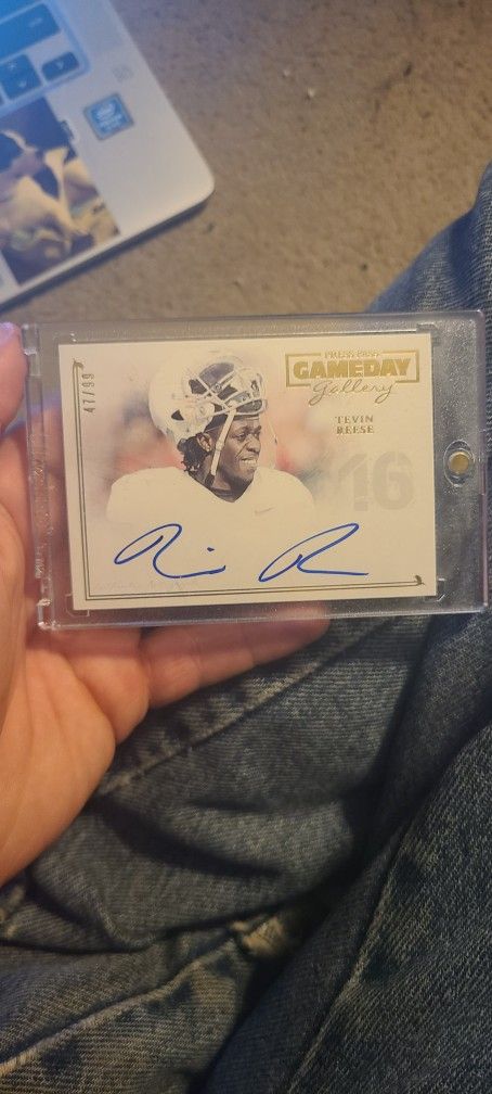 Tevin Reese 47/99 2014 Press Pass GameDay Gallery Gold Football Card