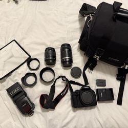 Canon Rebel EOS t6 And Accessories 