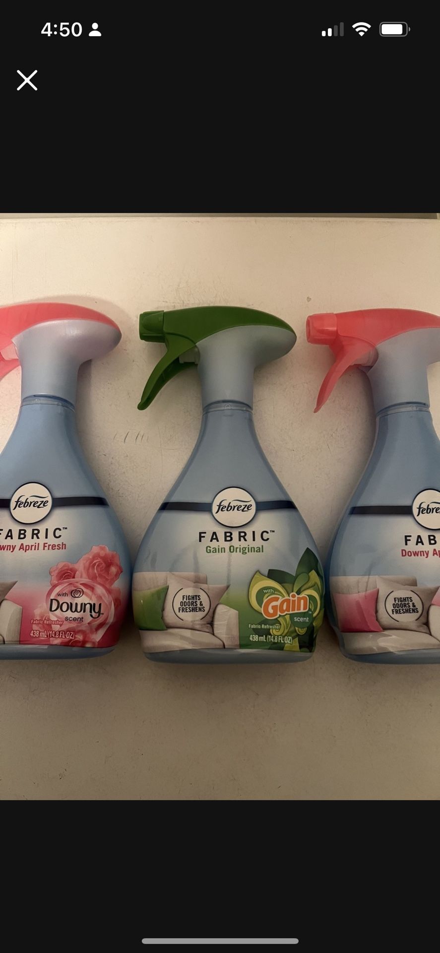 Febreeze Fabric Or Air $3 Each