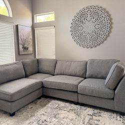 Grey Sectional Couch 