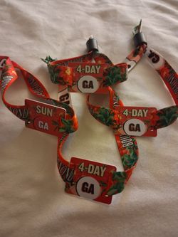 Bourbon & Beyond Sunday GA Wristbands @ Venue NOW!!!