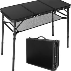 Folding Camping Table with Storage Net,3ft X(440)