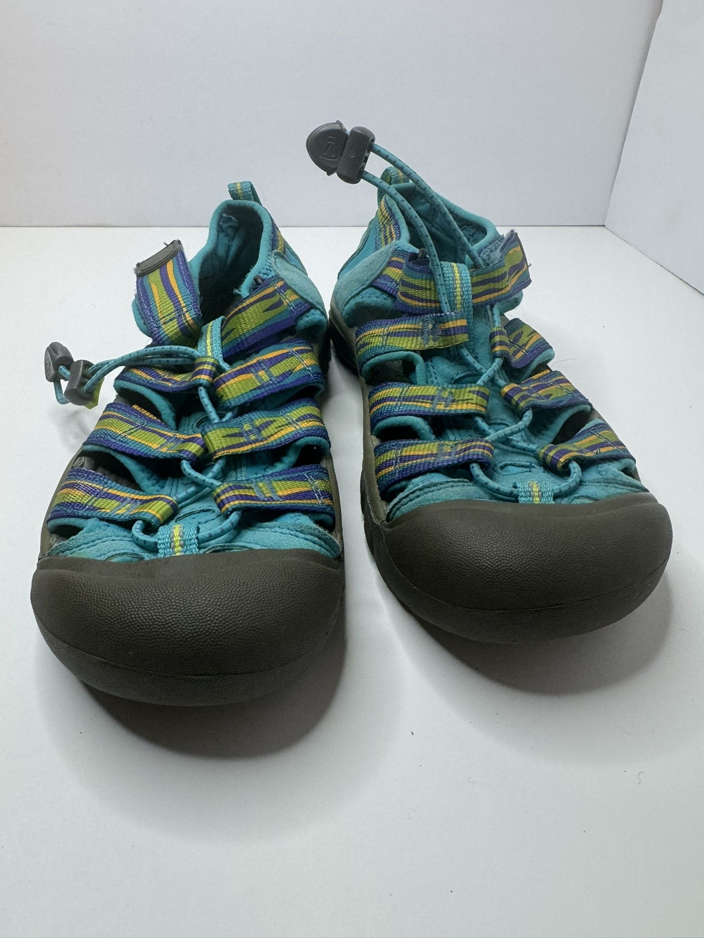 Keen Youth Newport H2 Teal Blue Sandals Size 4 