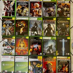 XBox 360 Games With CD & Case