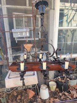Vintage spanish revivial chanderlier