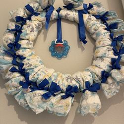 Diaper Garland For Baby Shower
