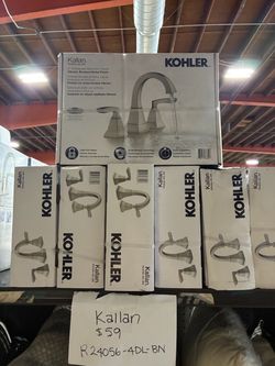 Kohler 8” widespread bathroom faucet