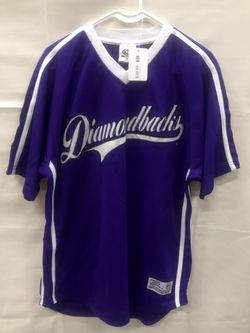 M TRUE FAN “DIAMONDBACKS” JERSEY TEE IN PURPLE