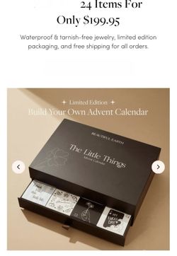 Limited Edition  24-Day Jewelry Advent Calendar