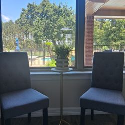 Two New Gray Chairs