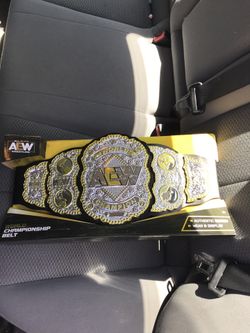 AEW Championship Title Wrestling Belt