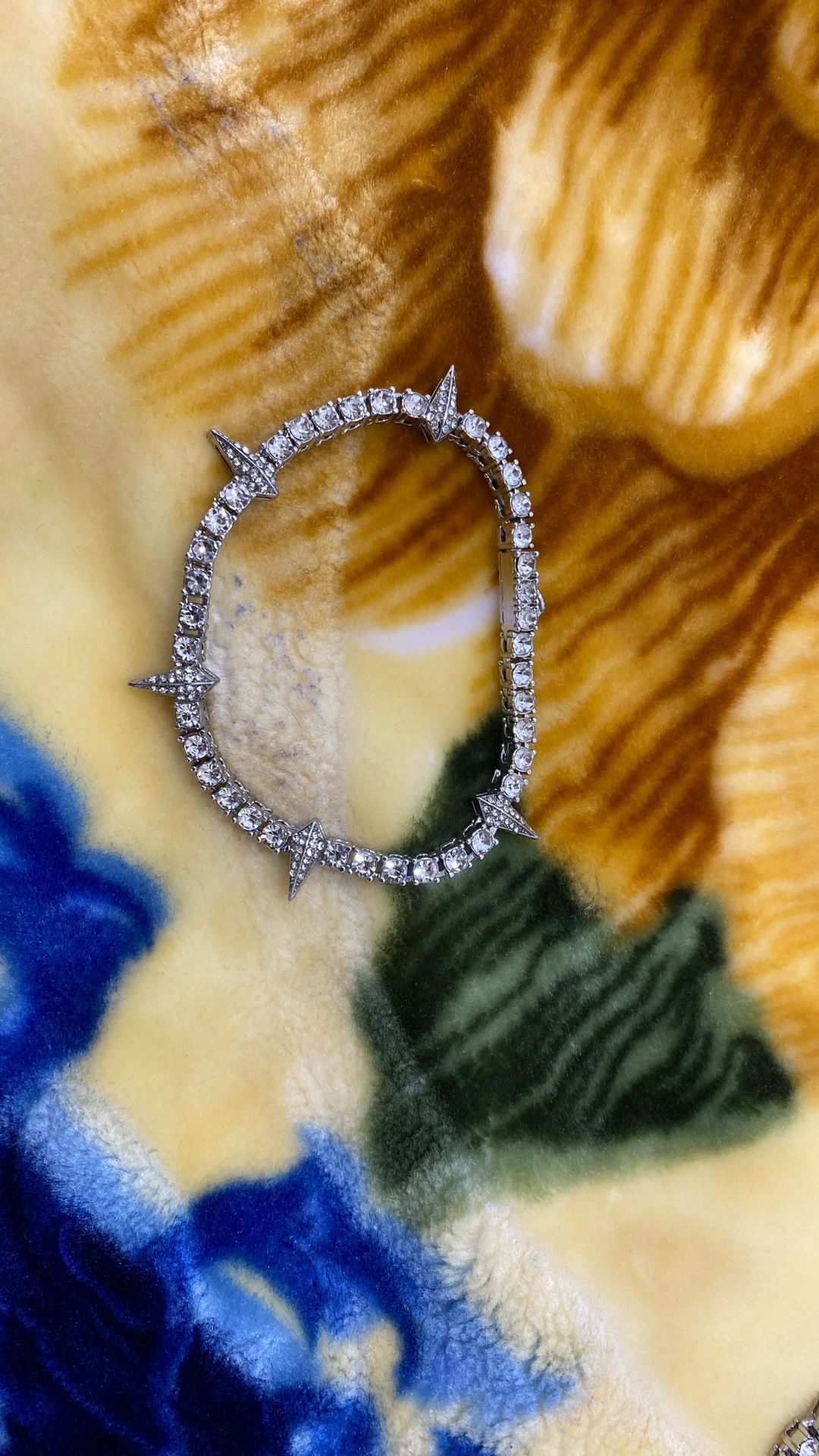 Panther 8” Bracelet With Diamonds Moisanite
