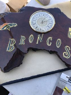 Dever Broncos  Wall Clock Custom