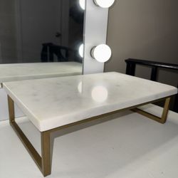 Gold Marble Table Display 