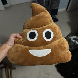 Poop Emoji Pillow