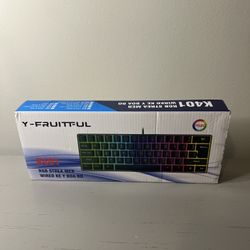 Y-FRUITFUL K401 Keyboard RGB Lights Type-C USB