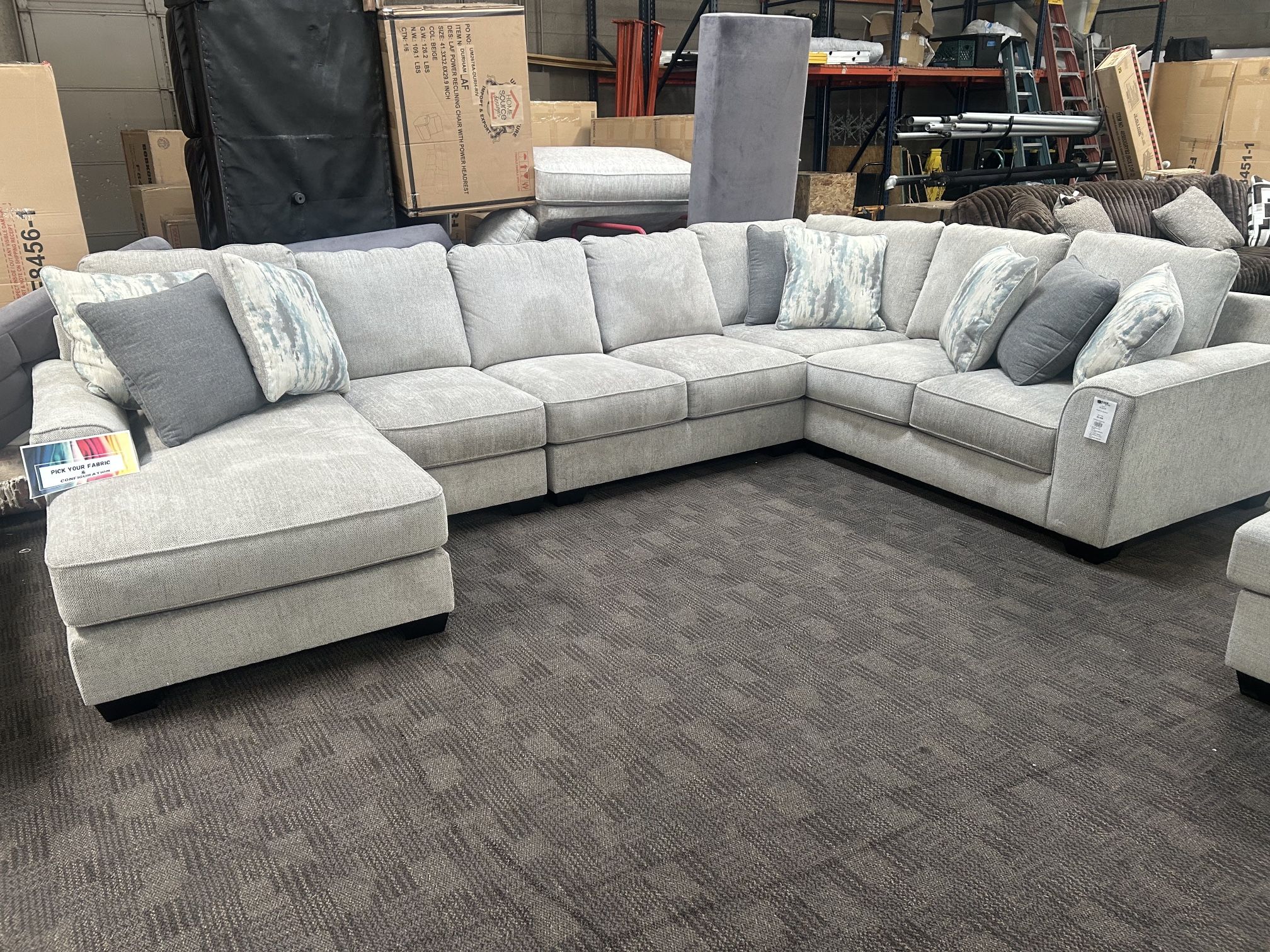 Huge New Custom Sectional Sofa
