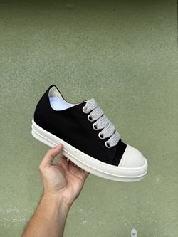 Rick Owens DRKSHDW Lido Low Sneaks Jumbo Laces