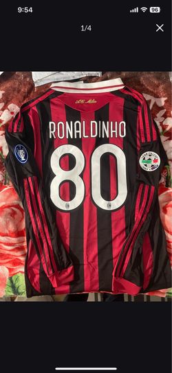 Ronaldinho Milan Playera Manga Larga