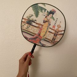 Traditional Asian fans / wall art from Philippines & China