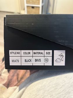 Black Heels Size 10