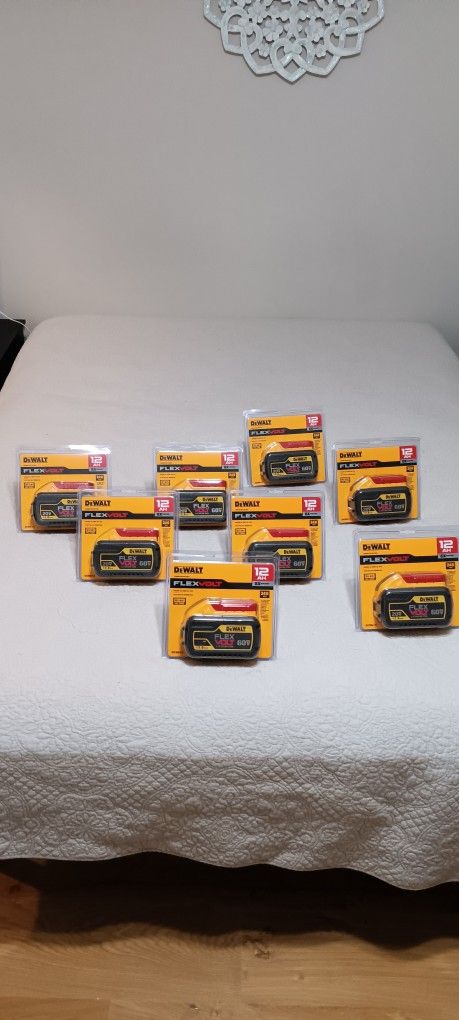 Dewalt Baterías Flexvolt 12ah Nuevas $210