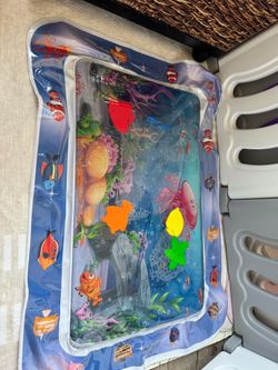 Baby Tummy Time Water Mat – Ocean Sensory Play Mat