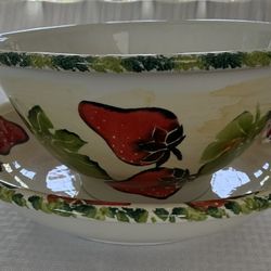Italian Ceramic Bowl &Platter 