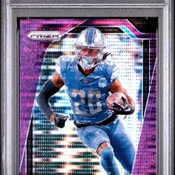 POP 1 PSA 10 Graded Rookie Card For NFL Phenomenon Jahmyr Gibbs!!!