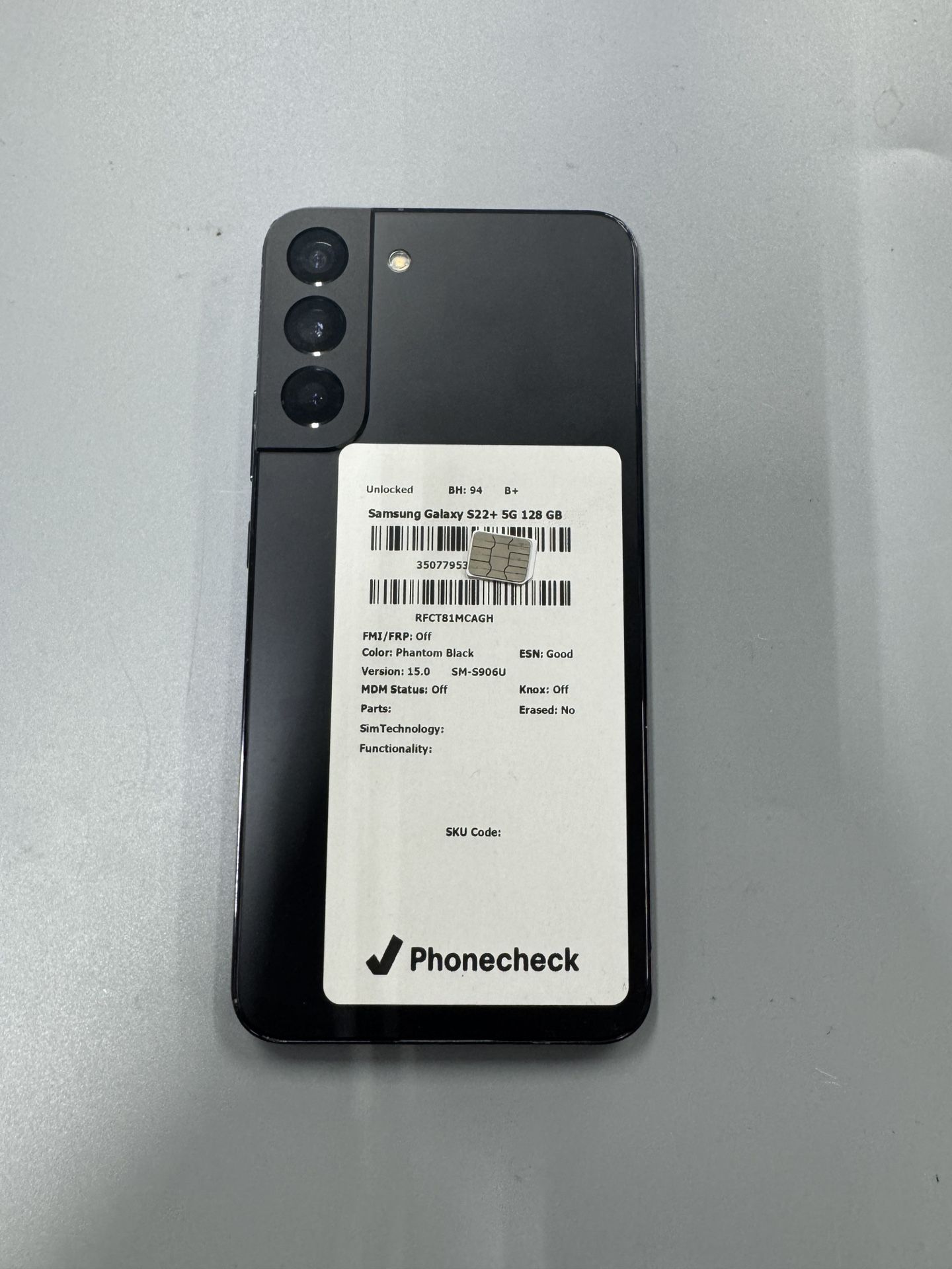 Samsung S22+ 128 Gb Unlocked