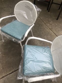 6 chairs iron chairs