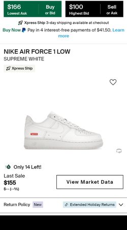 Supreme Air force 1 White Size 11