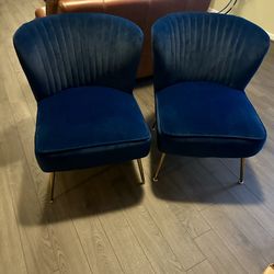Velvet Accent Chair ($145 each) - Delivery available