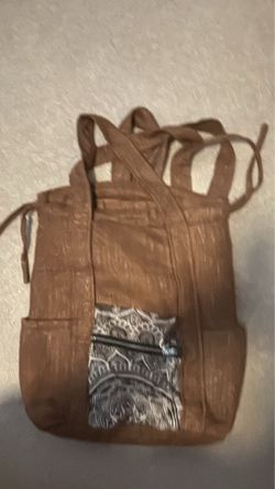 Brown backpack