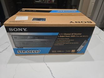 BRAND NEW •Sony STR DE697 7.1 Channel AV Receiver NEVER OPEN SEALED