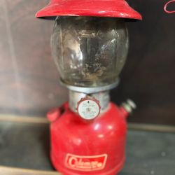 Vintage Coleman Pyrex lantern rare with box