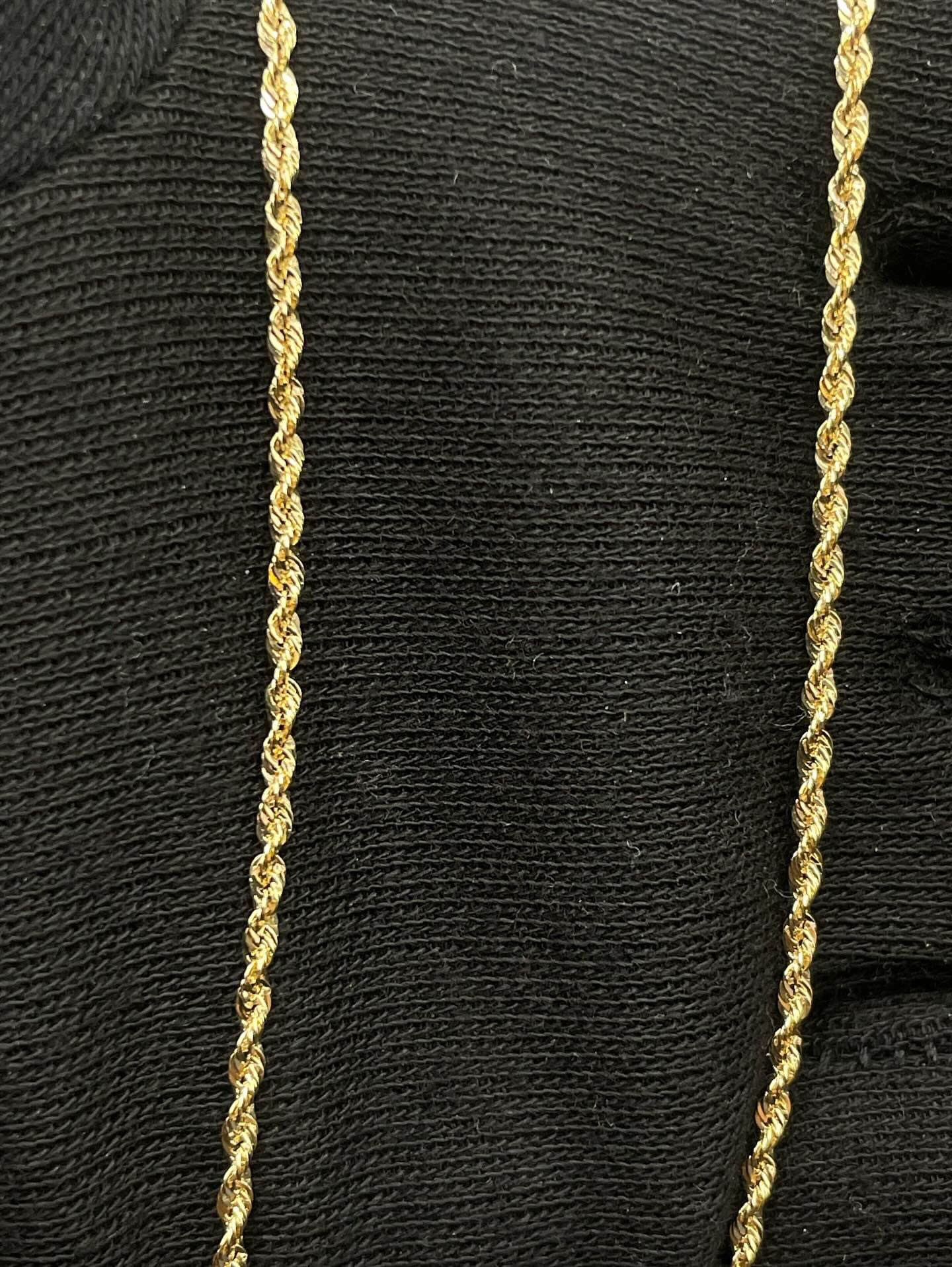 10K Gold Rope Chain