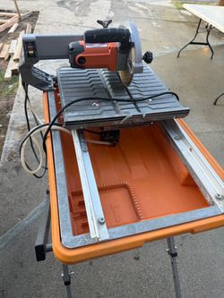 Rigid tile saw