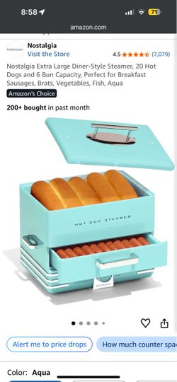 Hot dog steamer