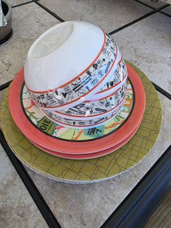 Camping dish set
