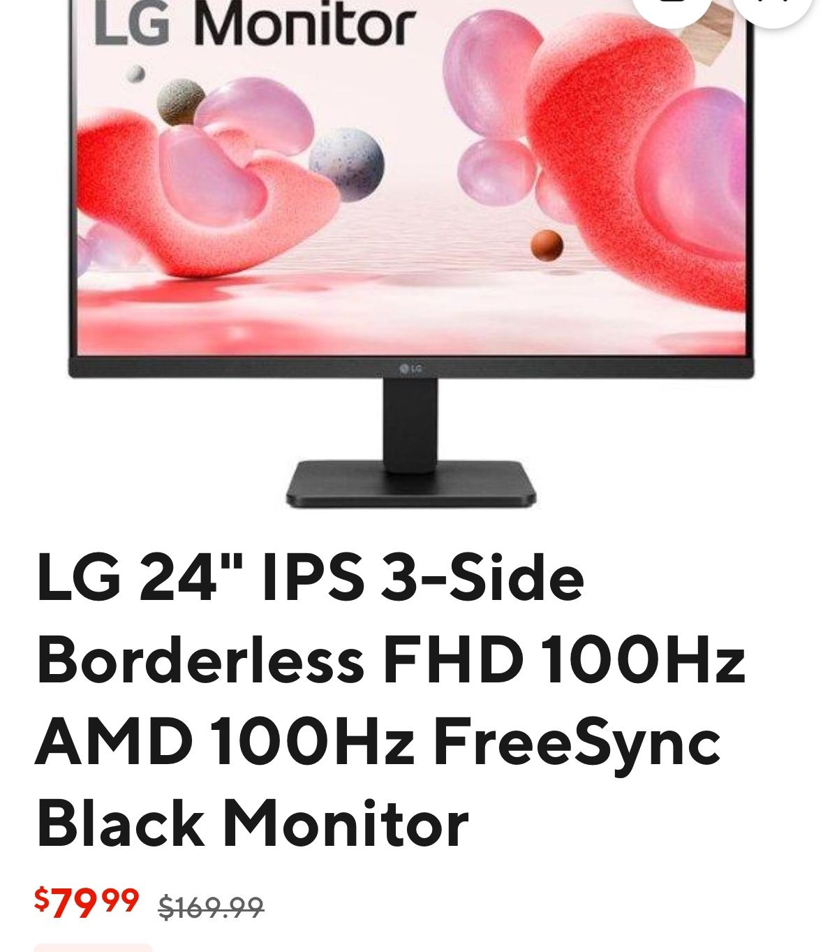 monitor Lg 100hz brand new sealed